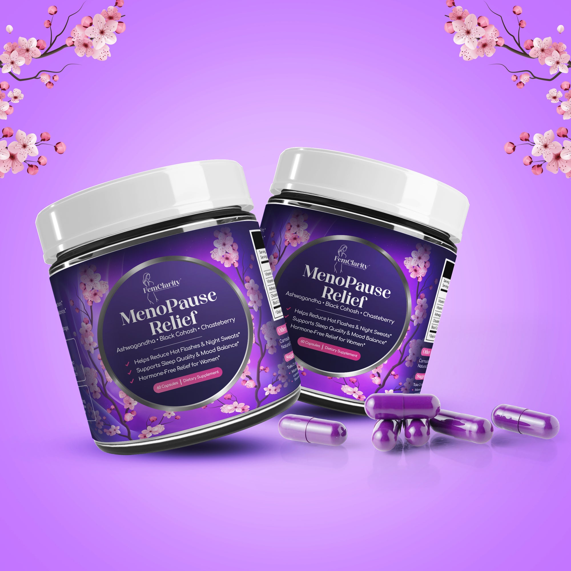 FemClarity™ MenoPause Relief– Hormone-Free Supplement for Women