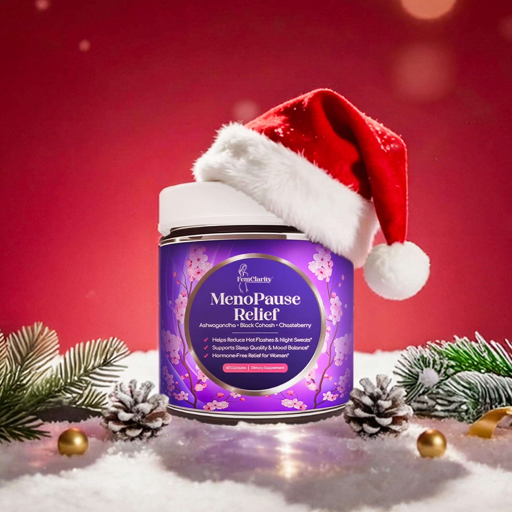 FemClarity™ MenoPause Relief– Hormone-Free Supplement for Women