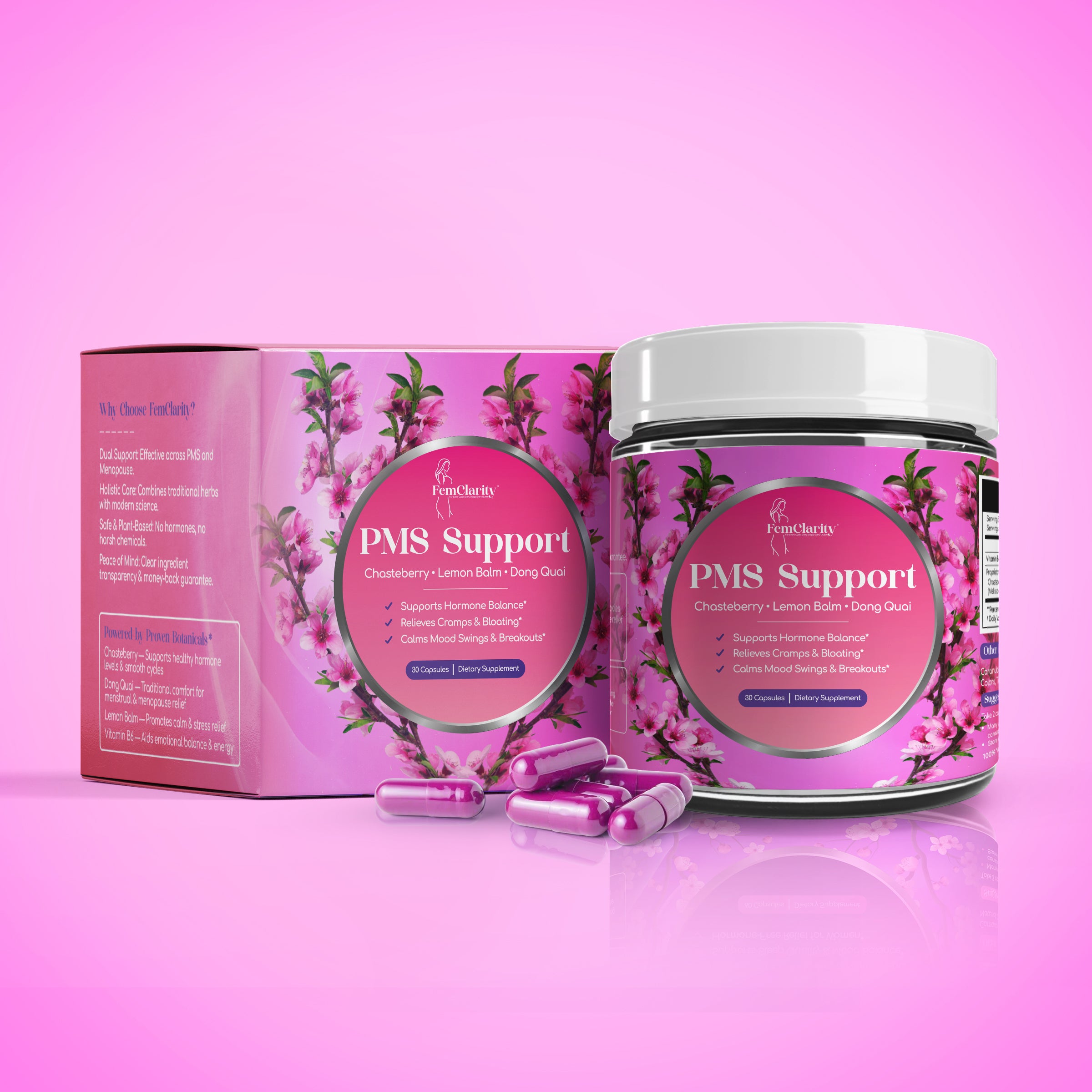 FemClarity™ PMS Support – PMS Support Supplement for Women